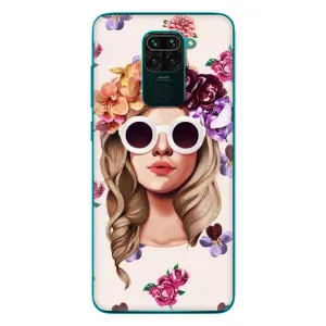 Чехол с картинкой Модные Девчонки Xiaomi Redmi 10X (Девушка в очках)