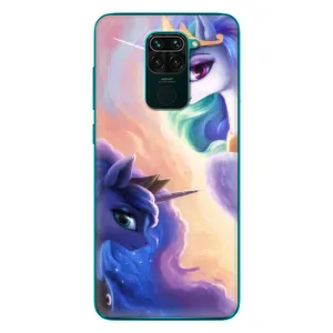 Чехол Unicorn на Xiaomi Redmi 10X (Единорожки на тучках)