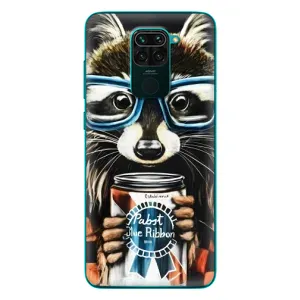 Силіконовий Чохол з Энотами на Xiaomi Redmi 10X (Єнот в окулярах)