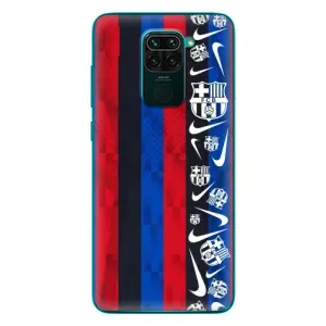 Чехол для Xiaomi Redmi 10X (Барселона) (Фанат Барсы)