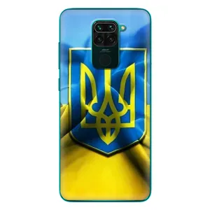 Чохол з картинкою (Патріотичний ГЕРБ) на Xiaomi Redmi 10X (Герб і Прапор України)