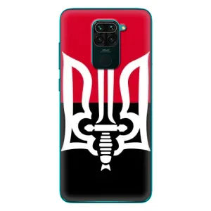 Чехлы УПА (Красно-Чёрный) на Xiaomi Redmi 10X (Герб Украины)