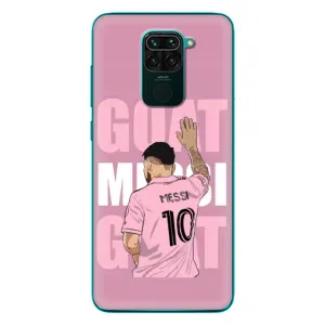 Чехлы Лео Месси в Майами на Xiaomi Redmi 10X (GOAT MESSI)