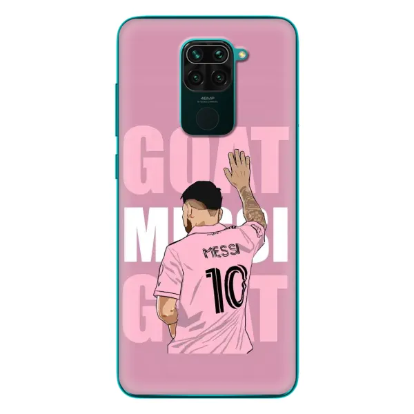 Чехол с рисунком «GOAT MESSI» для Xiaomi Redmi 10X Чехол с рисунком «GOAT MESSI» для Xiaomi Redmi 10X