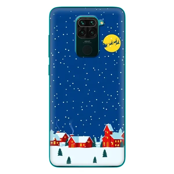 Чехол с рисунком «Город в снегу» для Xiaomi Redmi 10X