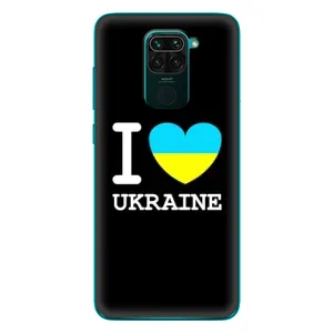 Чехол с Украинской символикой на Сяоми Редми 10Х (I Love Ukraine)