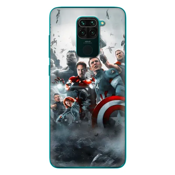 Чехол с рисунком «Команда марвел» для Xiaomi Redmi 10X