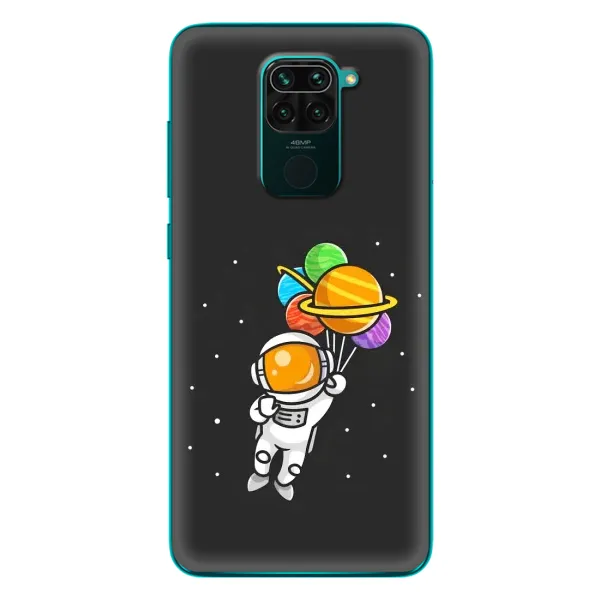 Чехол с рисунком «Космонавт с шариками» для Xiaomi Redmi 10X Чехол с рисунком «Космонавт с шариками» для Xiaomi Redmi 10X