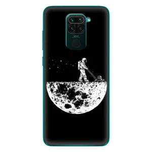 Силиконовый Чехол с принтом "Космонавты" на Xiaomi Redmi 10X (Космонавт)
