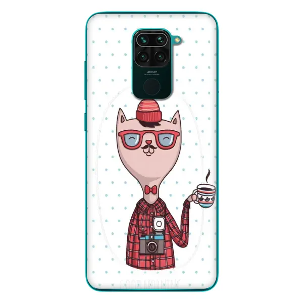 Чехол с рисунком «Кот аристократ» для Xiaomi Redmi 10X Чехол с рисунком «Кот аристократ» для Xiaomi Redmi 10X