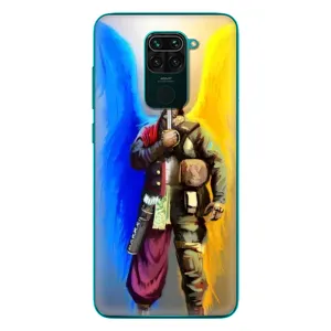 Чохол з картинкою (Патріотичний КОЗАК) на Xiaomi Redmi 10X (КОЗАК  з крилами)