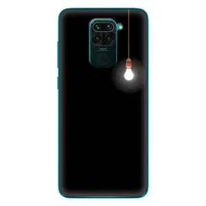 Чохол з картинками на чорному фоні для Xiaomi Redmi 10X (Лампочка)