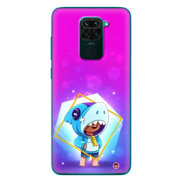 Чехол с рисунком «Леон в костюме Акулы» для Xiaomi Redmi 10X Чехол с рисунком «Леон в костюме Акулы» для Xiaomi Redmi 10X