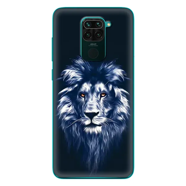 Чехол с рисунком «Лев - синий» для Xiaomi Redmi 10X Чехол с рисунком «Лев - синий» для Xiaomi Redmi 10X