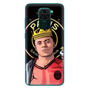 Чехол (TPU) с Футболистом на Xiaomi Redmi 10X (Mbappe King)