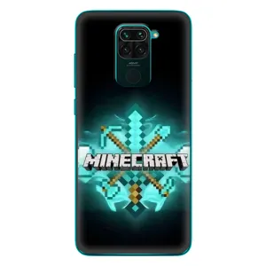 Чехол майнкрафт для Xiaomi Redmi 10X (MineCraft 2)