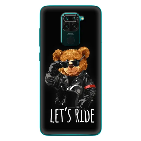 Чехол с рисунком «Модный Мишка» для Xiaomi Redmi 10X Чехол с рисунком «Модный Мишка» для Xiaomi Redmi 10X