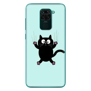 Силіконовий чохол з котиком для Xiaomi Redmi 10X (Падаючий кіт)