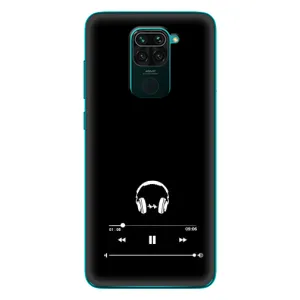 Чохол з картинками на чорному фоні для Xiaomi Redmi 10X (Плеєр)
