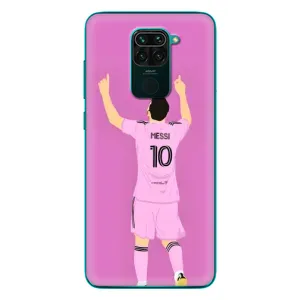 Чехлы Лео Месси в Майами на Xiaomi Redmi 10X (Празднование Месси)