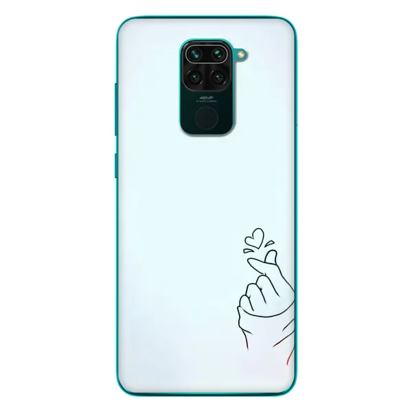 Чехол с рисунком «Сердце на голубом» для Xiaomi Redmi 10X Чехол с рисунком «Сердце на голубом» для Xiaomi Redmi 10X
