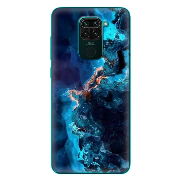 Чехол с рисунком «Синий мрамор» для Xiaomi Redmi 10X Чехол с рисунком «Синий мрамор» для Xiaomi Redmi 10X
