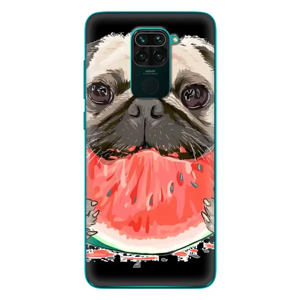 Чехол с рисунком «Смешной Мопс» для Xiaomi Redmi 10X Чехол с рисунком «Смешной Мопс» для Xiaomi Redmi 10X