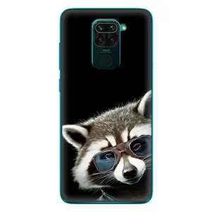 Силіконовий Чохол з Энотами на Xiaomi Redmi 10X (Стильний Єнот)