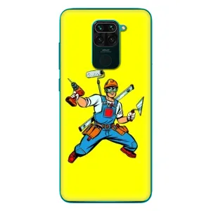 Силіконовий бампер (Працівники) на Xiaomi Redmi 10X (Будівельник)