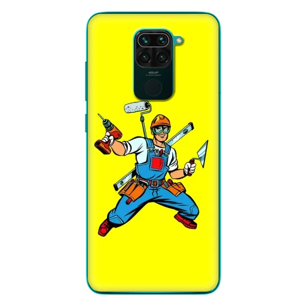 Чехол с рисунком «Строитель» для Xiaomi Redmi 10X Чехол с рисунком «Строитель» для Xiaomi Redmi 10X