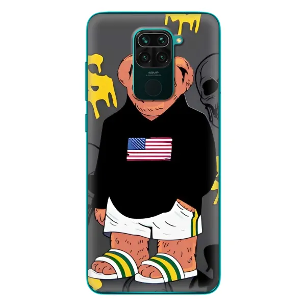 Чехол с рисунком «Teddy USA» для Xiaomi Redmi 10X Чехол с рисунком «Teddy USA» для Xiaomi Redmi 10X