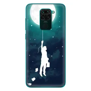 Чехол (ТПУ) с планетами на Xiaomi Redmi 10X (To The moon)