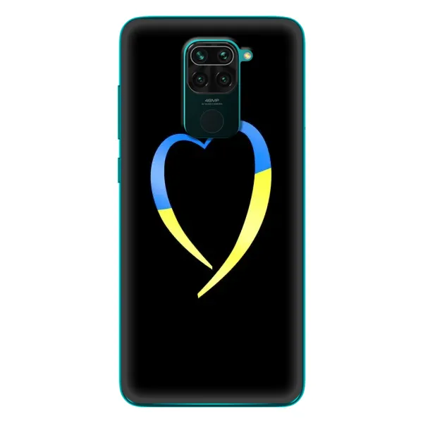Чехол с рисунком «Украинское сердце» для Xiaomi Redmi 10X Чехол с рисунком «Украинское сердце» для Xiaomi Redmi 10X