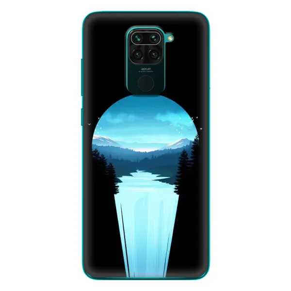 Чехол с рисунком «Синий Водопад» для Xiaomi Redmi 10X Чехол с рисунком «Синий Водопад» для Xiaomi Redmi 10X