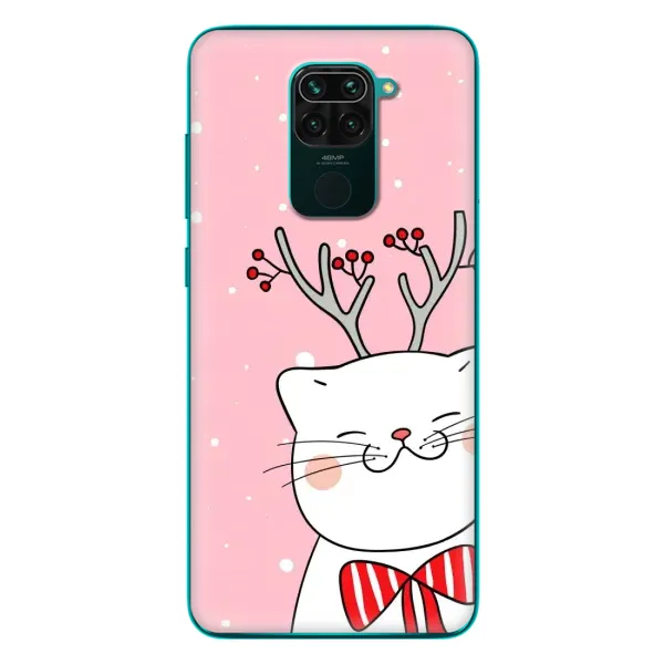 Чехол с рисунком «Зимний кот» для Xiaomi Redmi 10X Чехол с рисунком «Зимний кот» для Xiaomi Redmi 10X