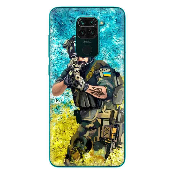 Чехол с рисунком «ЗСУ Воин» для Xiaomi Redmi 10X Чехол с рисунком «ЗСУ Воин» для Xiaomi Redmi 10X