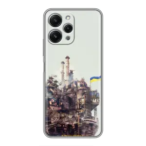Чехлы на военную тематику для Xiaomi Redmi 12 (5G) (Азовсталь)