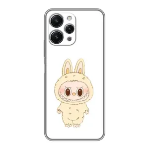Чохол з принтом Лабубу для Xiaomi Redmi 12 (5G) (Бежевий Лабубу)