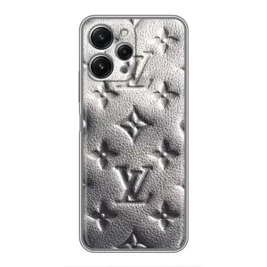 Текстурный Чехол Louis Vuitton для Редми 12 (5G) (Бежевый ЛВ)