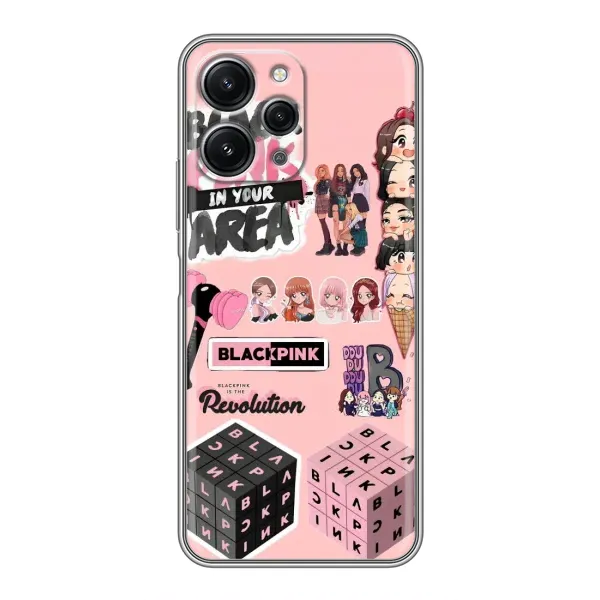 Чехол с рисунком «BLACK PINK коллаж» для Xiaomi Redmi 12 (5G) Чехол с рисунком «BLACK PINK коллаж» для Xiaomi Redmi 12 (5G)
