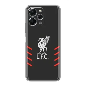 Силиконовые Чехлы принт Футбол на Xiaomi Redmi 12 (5G) (Эмблема Liverpool)