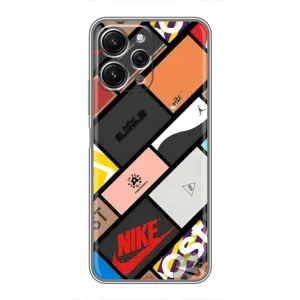 Чехол с Брендами одежды на Редми 12 (5G) (Коробки)