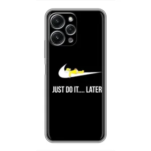 Силиконовый Чехол на Xiaomi Redmi 12 (5G) с картинкой Nike (Later)