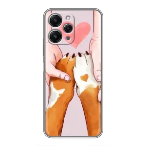 Чехол (ТПУ) Милые собачки для Xiaomi Redmi 12 (5G) (Любовь к собакам)