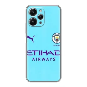 Силиконовые Чехлы принт Футбол на Xiaomi Redmi 12 (5G) (Man City)