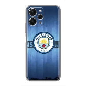 Силиконовые Чехлы принт Футбол на Xiaomi Redmi 12 (5G) (ManCity)