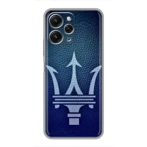 Чехлы с тематикой "Крутые машины" на Xiaomi Redmi 12 (5G) (Лого Maserati)