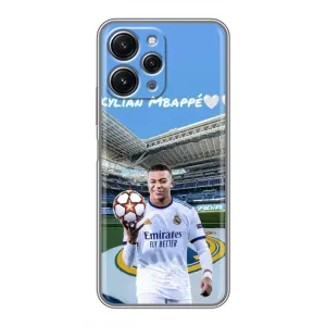Чехол (TPU) с Футболистом на Xiaomi Redmi 12 (5G) (Mbappe Real)