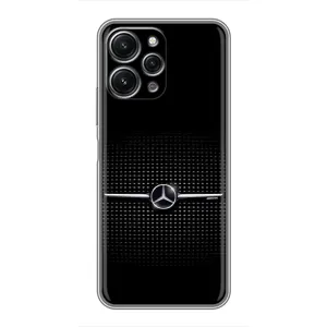 Силиконовый бампер с картинкой машины на Xiaomi Redmi 12 (5G) (Mercedes)