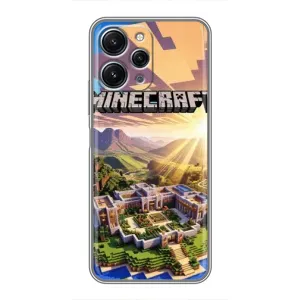 Чехол майнкрафт для Xiaomi Redmi 12 (5G) (MINECRAFT)